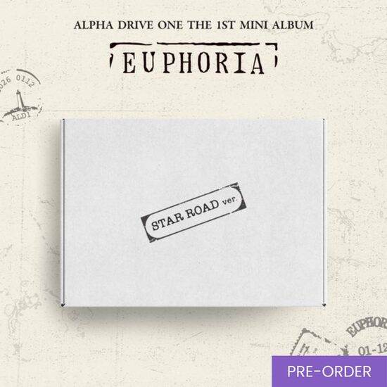 {PRE-ORDER} ALPHA DRIVE ONE - 1st Mini Album [EUPHORIA] (STAR ROAD Ver.)